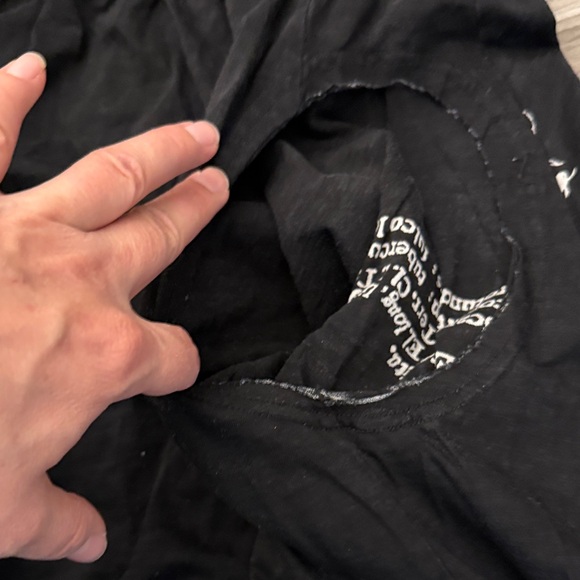 Black Bee-Print Pencil Skirt with Elastic Waist with pockets!! - Picture 3 of 6